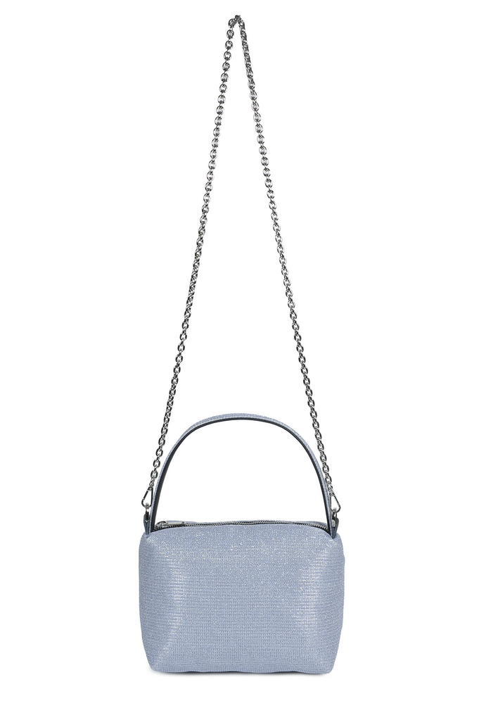 astuccio baby chain glitter my indaco + chain nikel