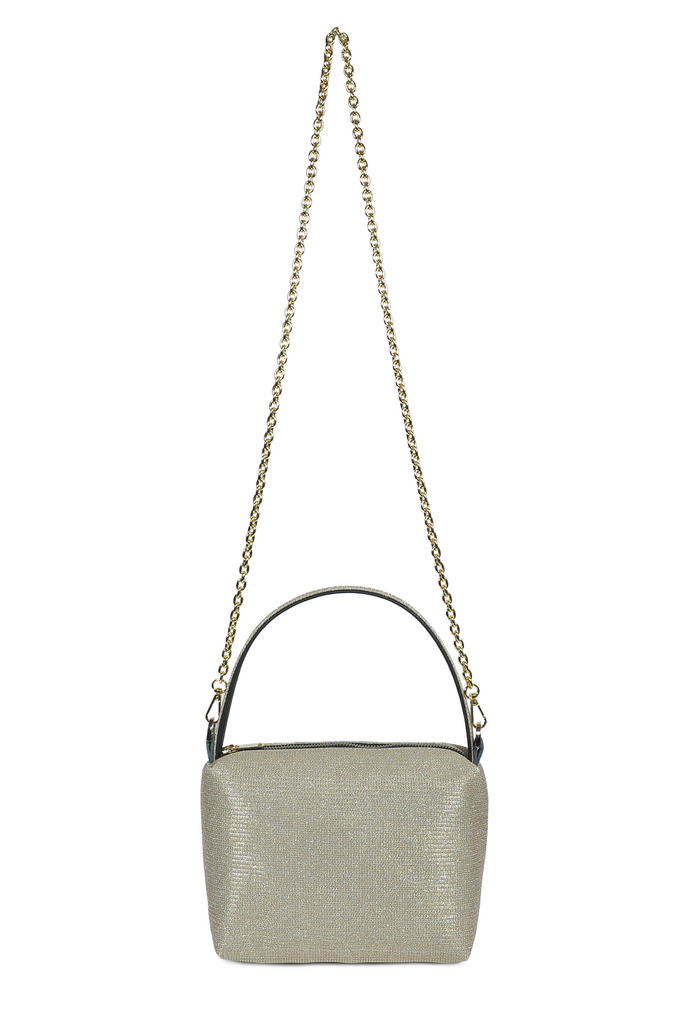 astuccio baby chain glitter my oro + chain oro