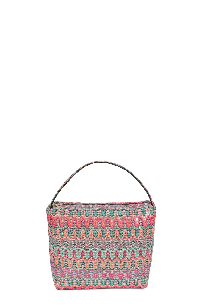 astuccio big glitter maglia fluo
