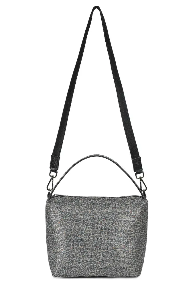 astuccio big trac glitter my leopardo + trac thin glitter nero